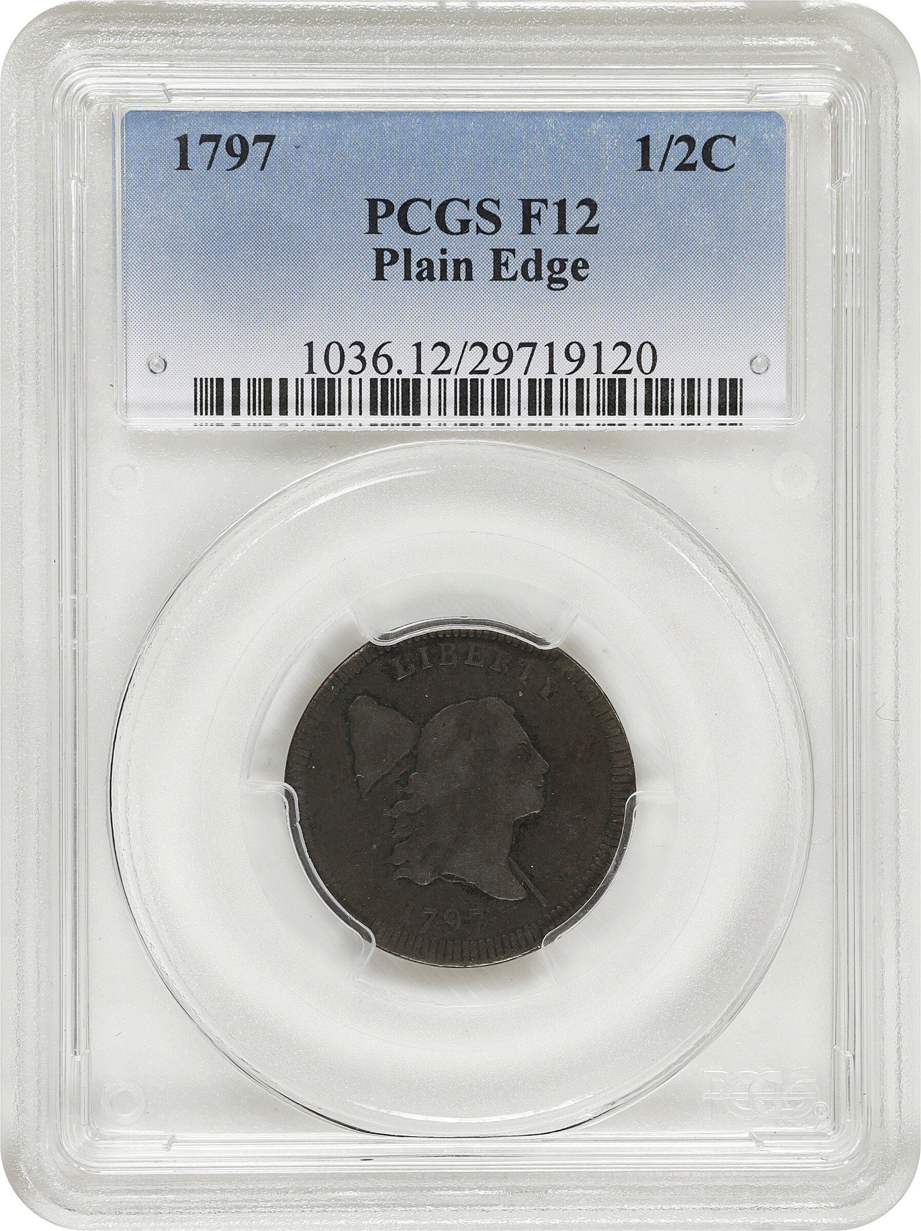 1797 1/2c Plain Edge, Centered Head MS BN G4 BN thumbnail 17