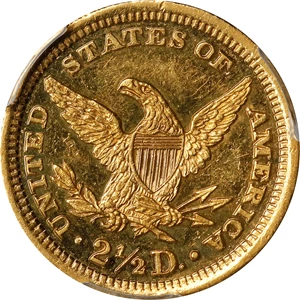 image for: 1896 Liberty Head Quarter Eagle. JD-1, the only known dies. Rarity-4+. Proof-62 Cameo (PCGS). CAC.