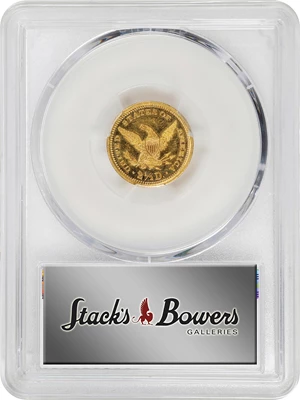 image for: 1896 Liberty Head Quarter Eagle. JD-1, the only known dies. Rarity-4+. Proof-62 Cameo (PCGS). CAC.