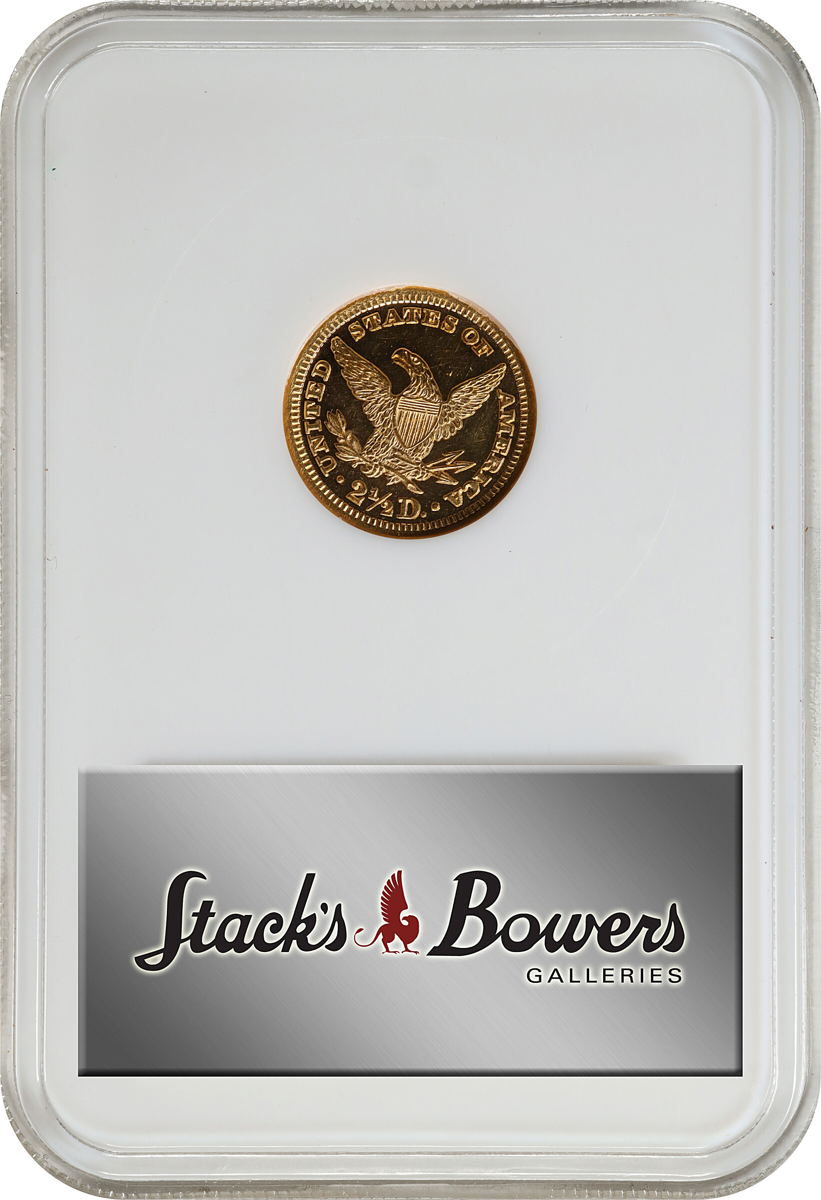 image for: 1898 Liberty Head Quarter Eagle. JD-1, the only known dies. Rarity-4. Proof-60 (NGC). CAC. OH.