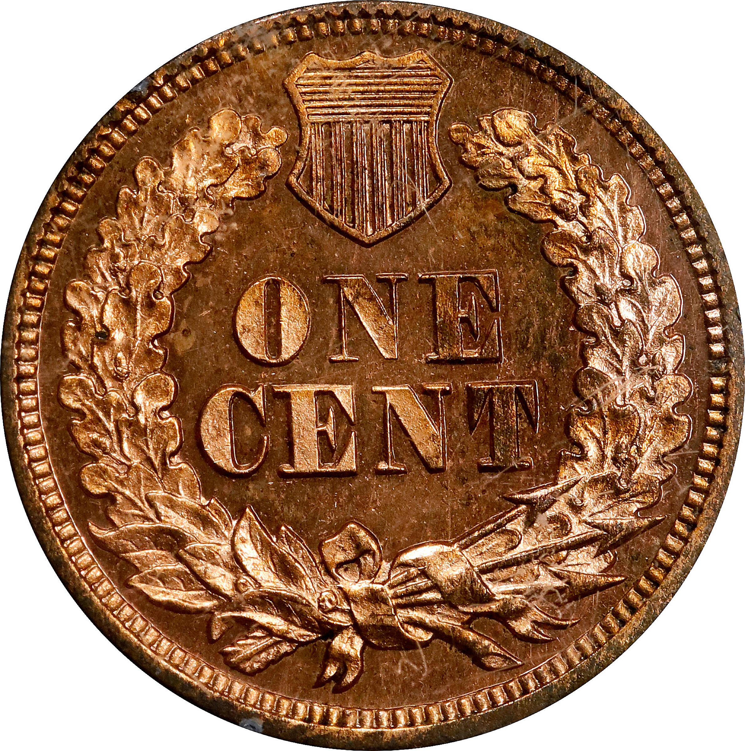 image for: 1866 Indian Cent. Proof-63 RD (PCGS). OGH--First Generation.