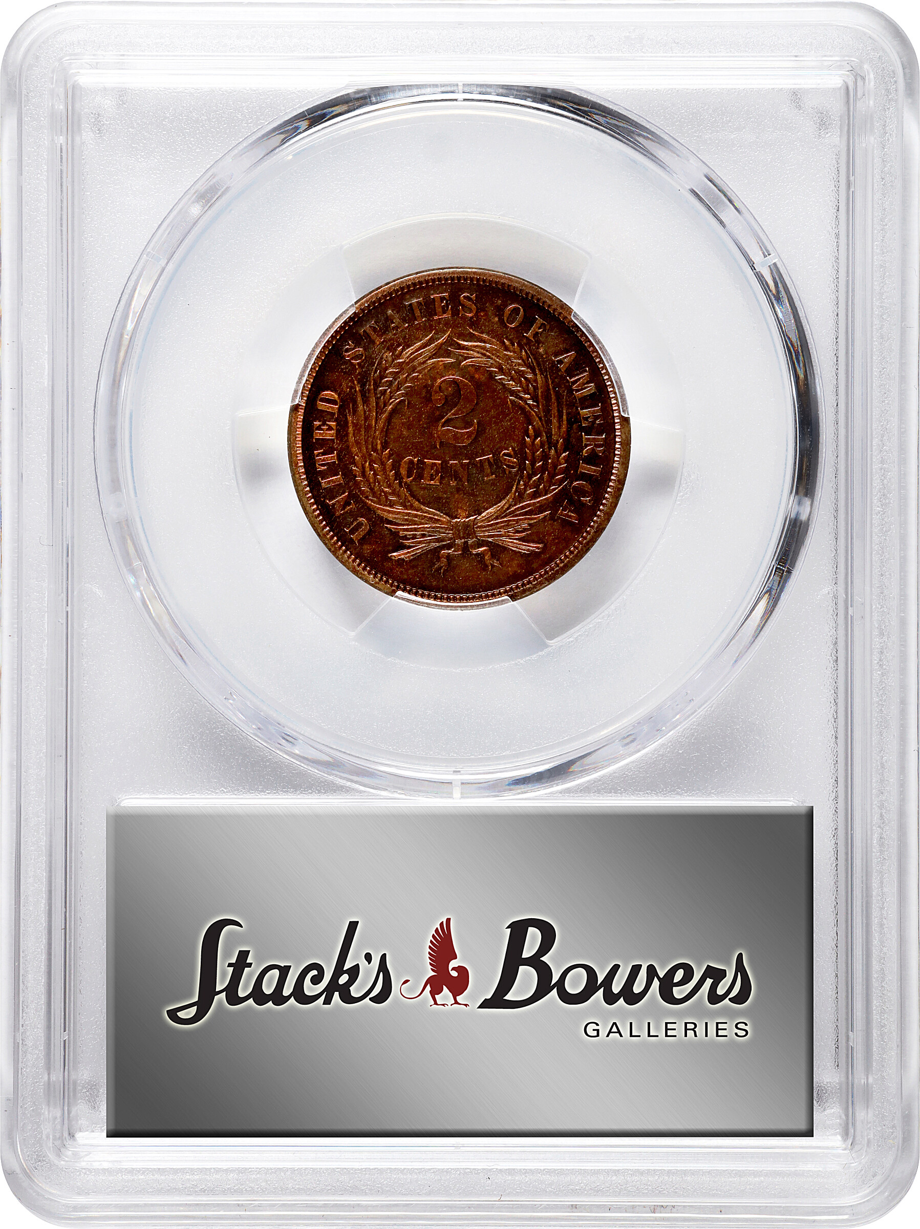 image for: 1871 Two-Cent Piece. Proof-62 BN (PCGS).