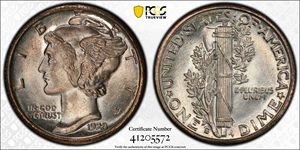 image for: 1928-S Mercury Dime. MS-67 (PCGS).