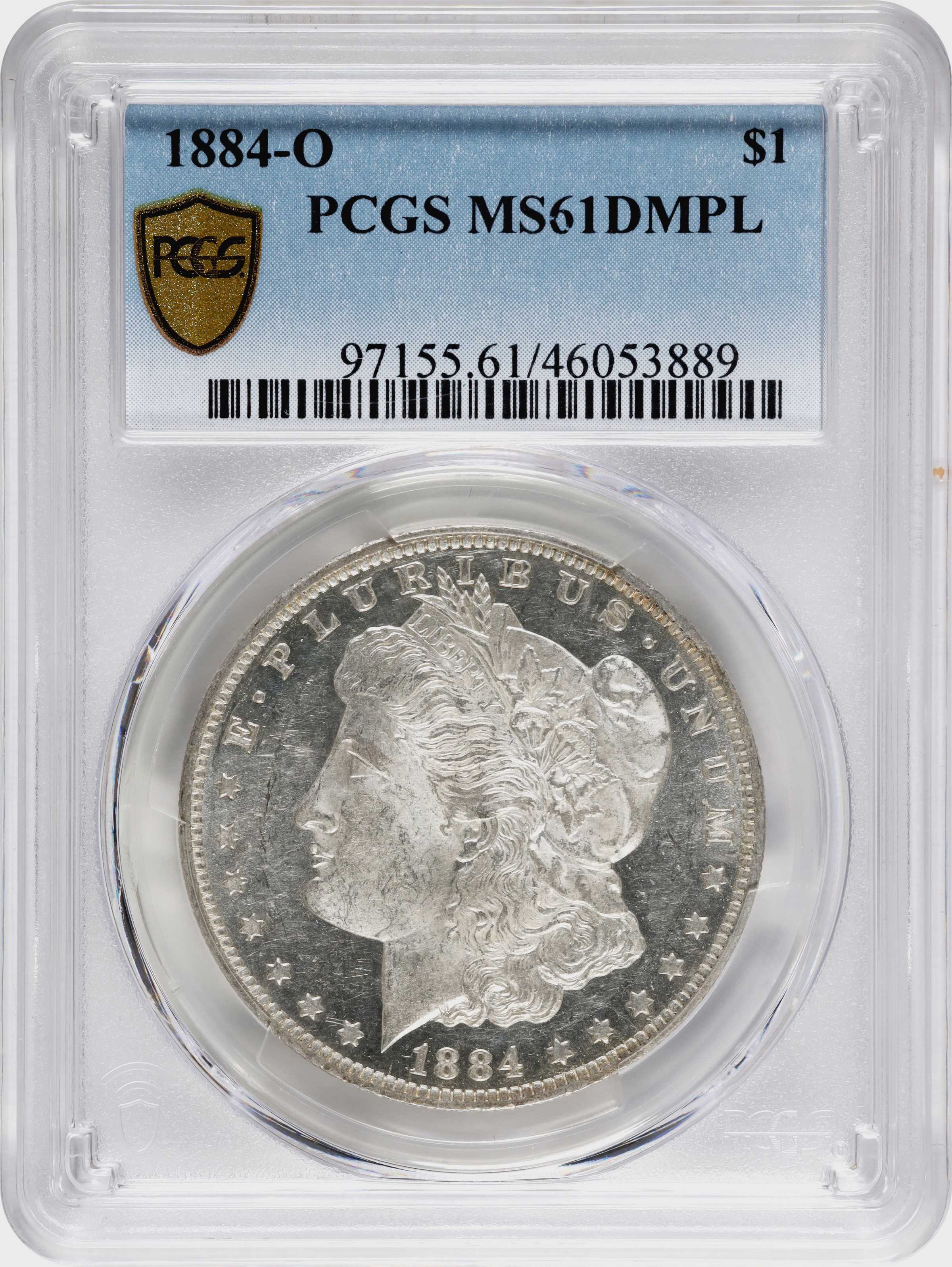 1884-O $1  MS DMPL MS60 DMPL CAC thumbnail 3