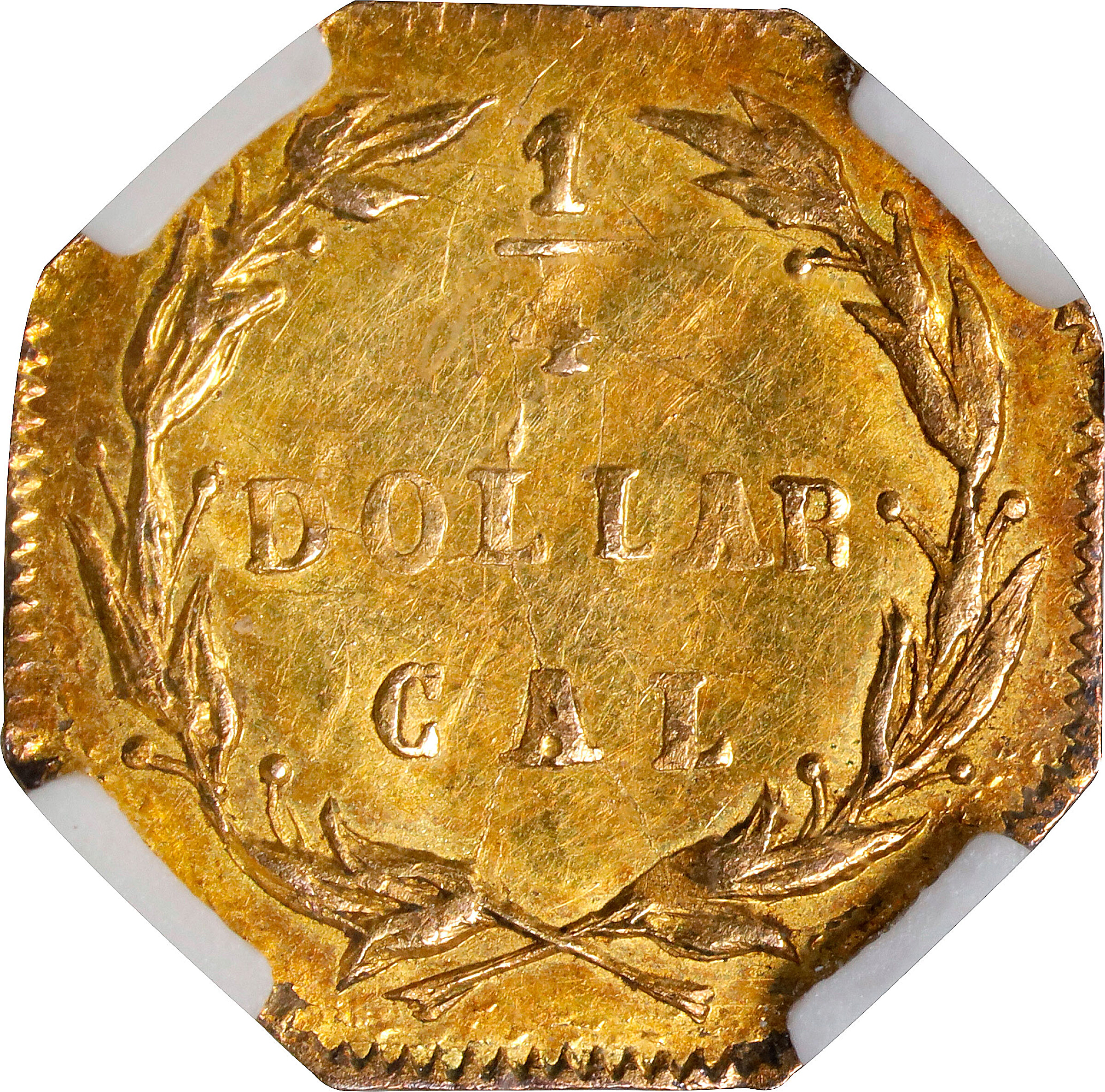 image for: 1874 Octagonal 25 Cents. BG-775. Rarity-6+. Liberty Head. MS-62 (NGC).