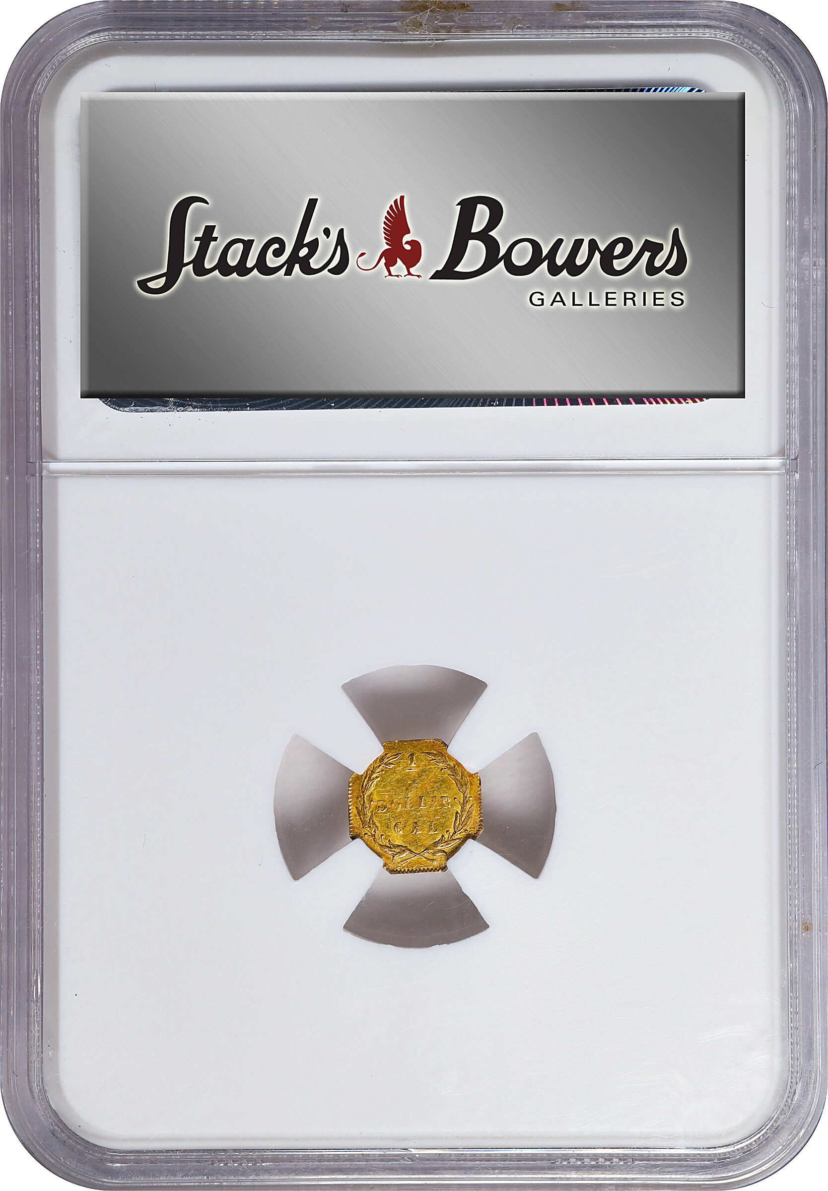 image for: 1874 Octagonal 25 Cents. BG-775. Rarity-6+. Liberty Head. MS-62 (NGC).