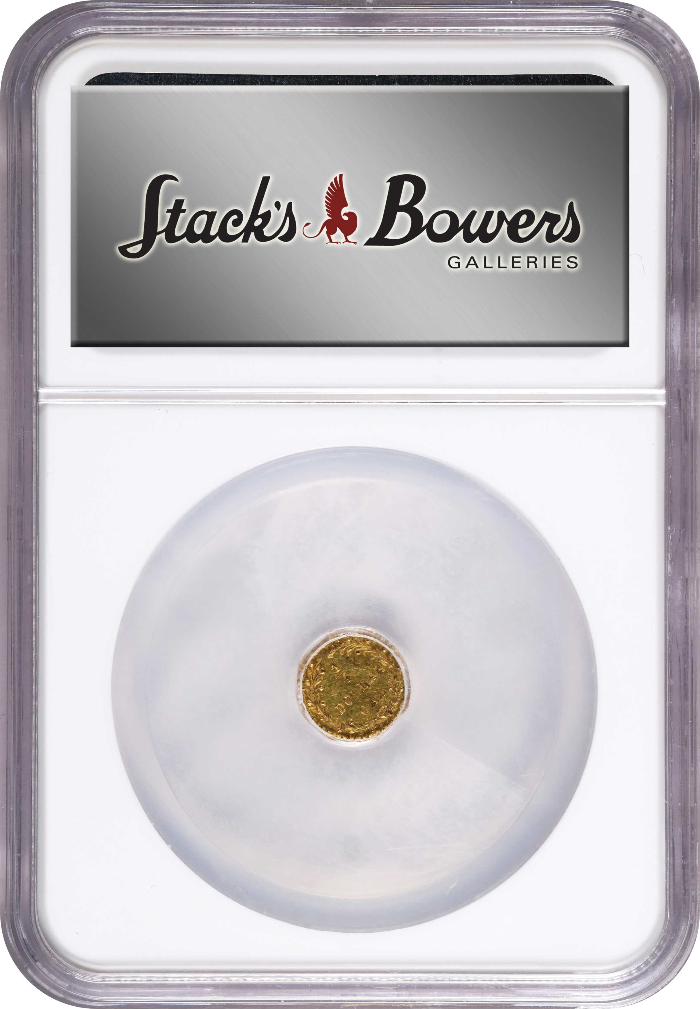 image for: 1875 Octagonal 25 Cents. BG-798. Rarity-5-. Indian Head. MS-62 (NGC).