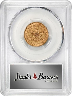 image for: 1866 Liberty Head Half Eagle. AU-55 (PCGS). CAC.