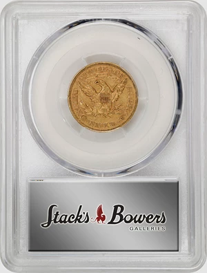 image for: 1877 Liberty Head Half Eagle. AU-50 (PCGS).