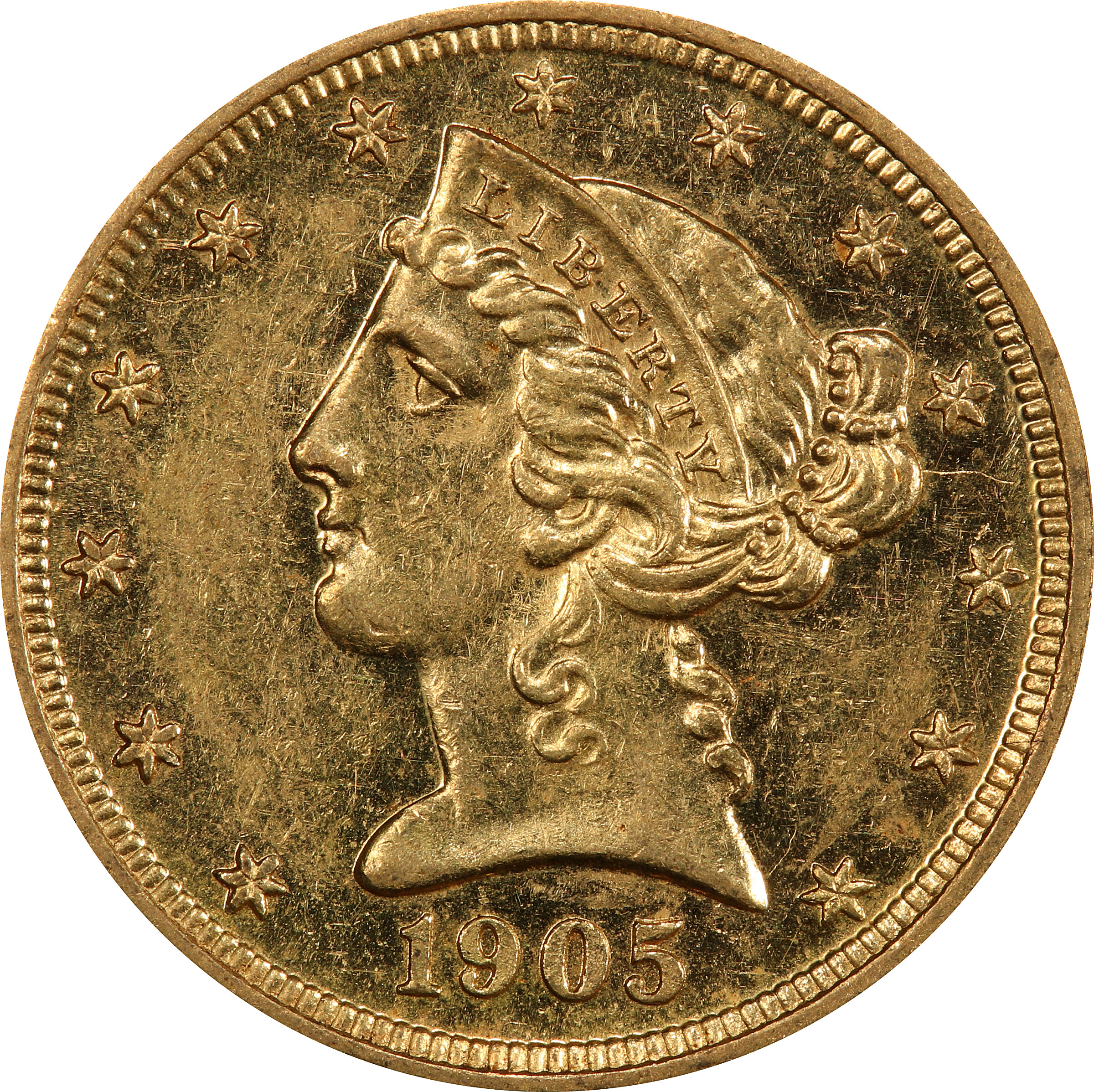 image for: 1905 Liberty Head Half Eagle. JD-1, the only known dies. Rarity-5. Proof-58 (PCGS). CAC.