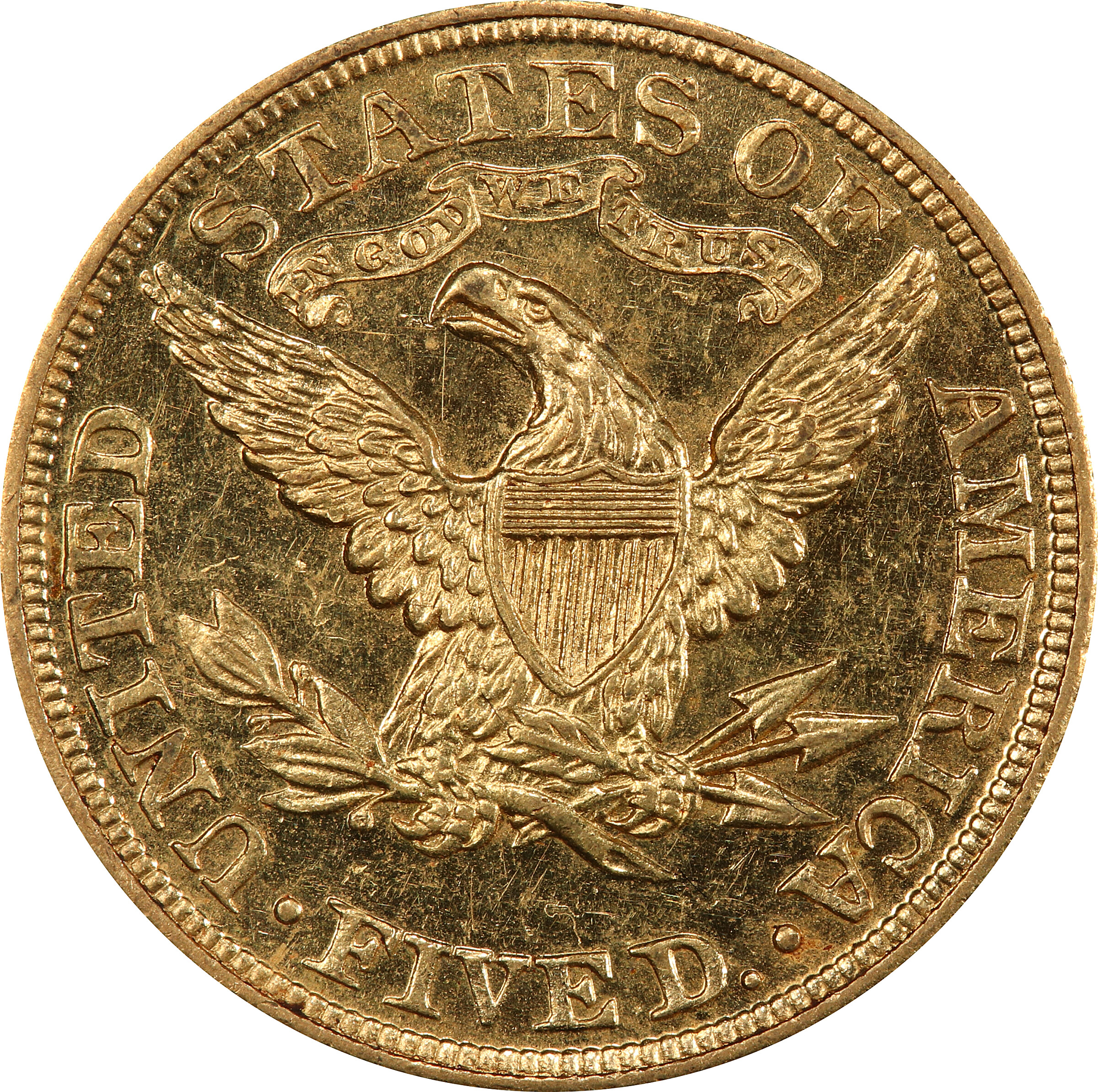image for: 1905 Liberty Head Half Eagle. JD-1, the only known dies. Rarity-5. Proof-58 (PCGS). CAC.