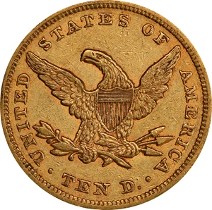 image for: 1864 Liberty Head Eagle. EF-45+ (PCGS). CAC.
