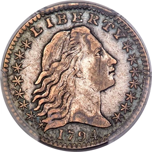 image for: 1794 H10C V-3, LM-3, R.4, VF35 PCGS....
