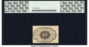 image for: Fr. 1241 10¢ First Issue PCGS New 62PPQ....