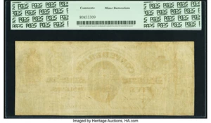 image for: T33 $5 1861 PF-1 Cr. 250Ba PCGS Very Fine 30....