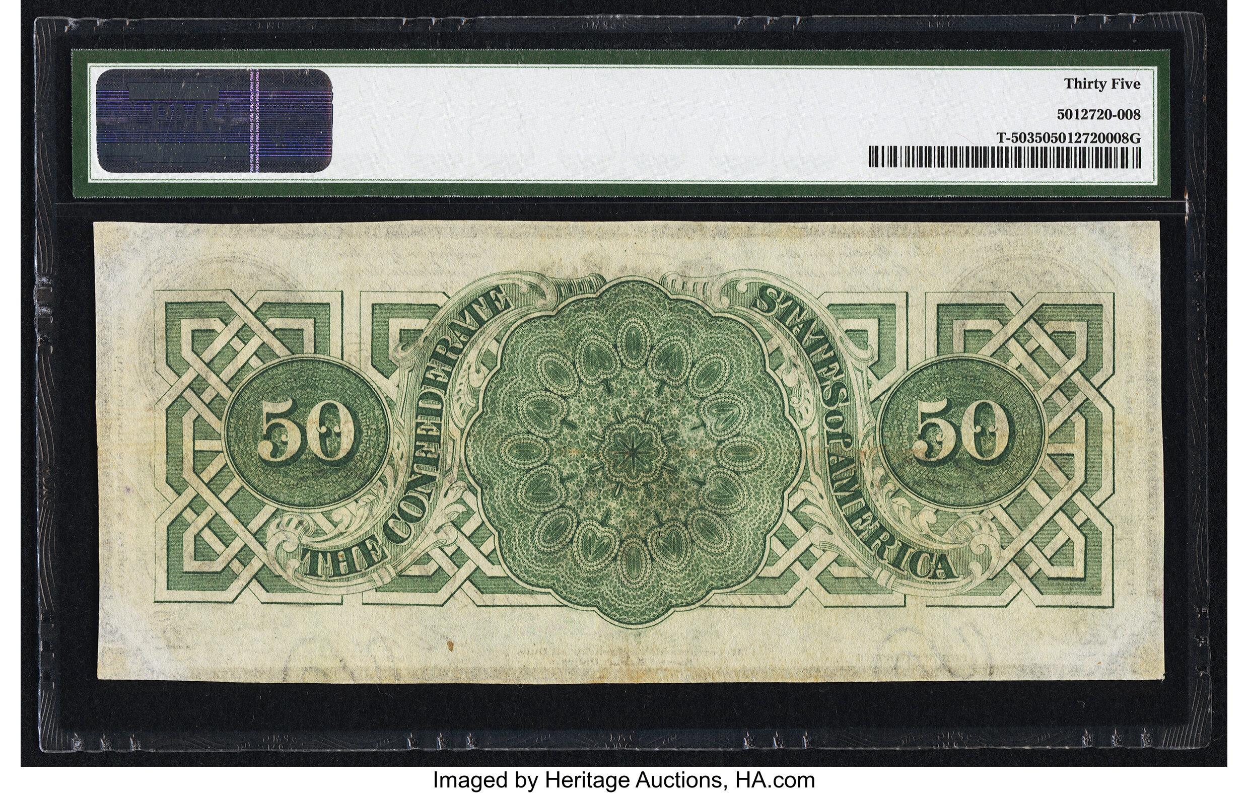image for: T50 $50 1862 PF-17 Cr. 361 PMG Choice Very Fine 35....
