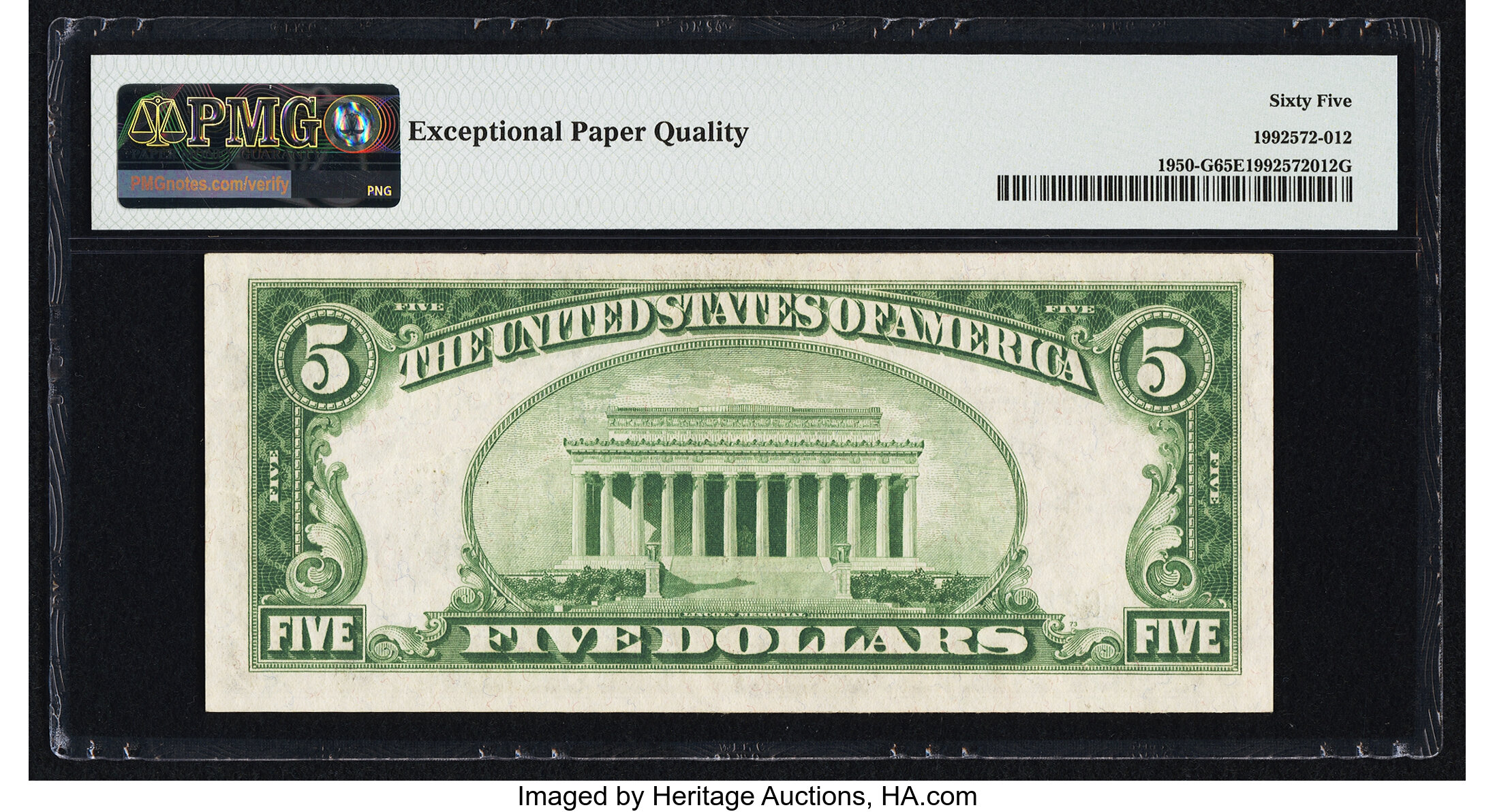 image for: Fr. 1950-G $5 1928 Federal Reserve Note. PMG Gem Uncirculated 65 EPQ....