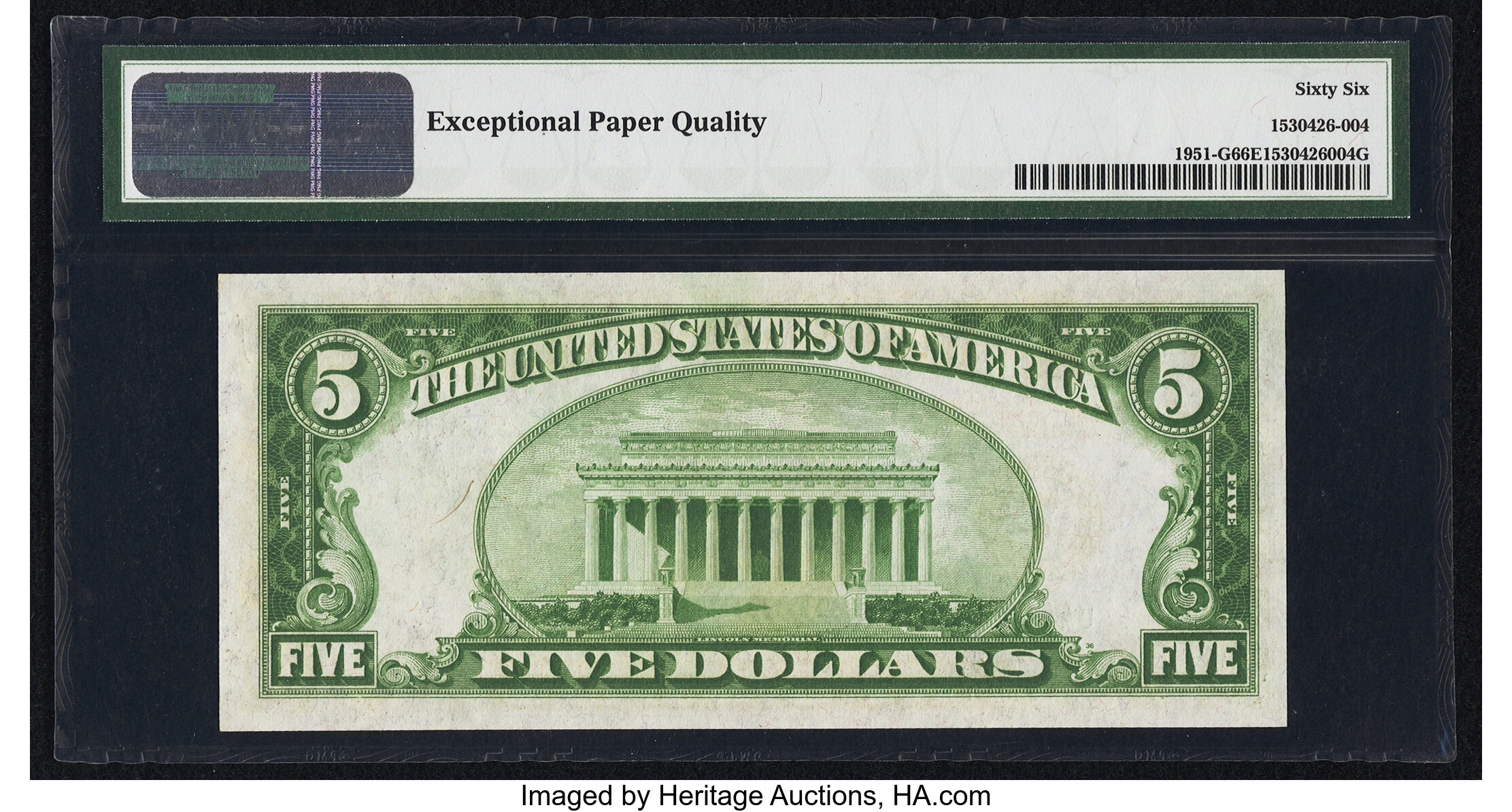 image for: Fr. 1951-G $5 1928A Federal Reserve Note. PMG Gem Uncirculated 66 EPQ....