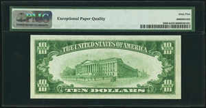 image for: Fr. 2000-K $10 1928 Federal Reserve Note. PMG Gem Uncirculated 65 EPQ....