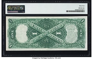 image for: Fr. 28 $1 1880 Legal Tender PMG Choice Uncirculated 64....