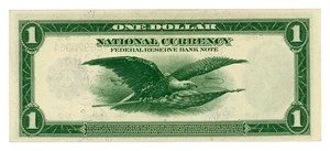 image for: FR. 711 1918 $1 Federal Reserve Banknote New York PMG Choice UNC 64 EPQ