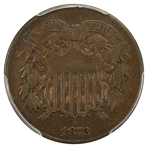 image for: 1872 2c PCGS F12 (DDO FS-101)