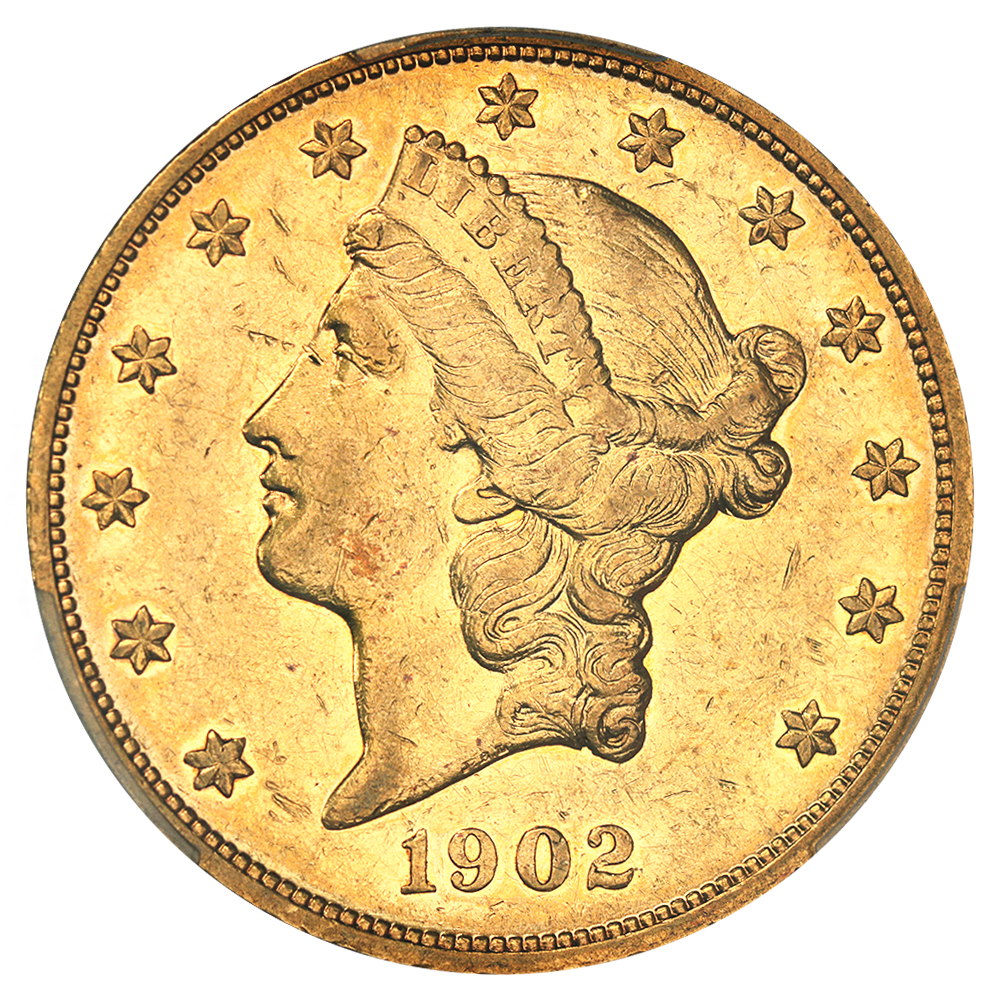 image for: 1902 $20 PCGS Proof 53