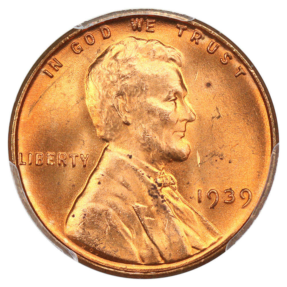 1939 1c PCGS MS64 RD (DDO FS-101)