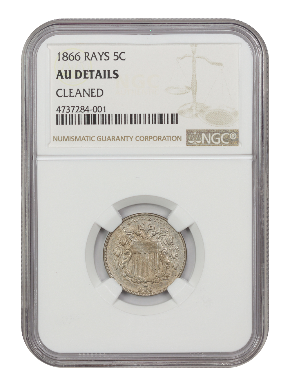 1866 5c Rays G4 thumbnail 25