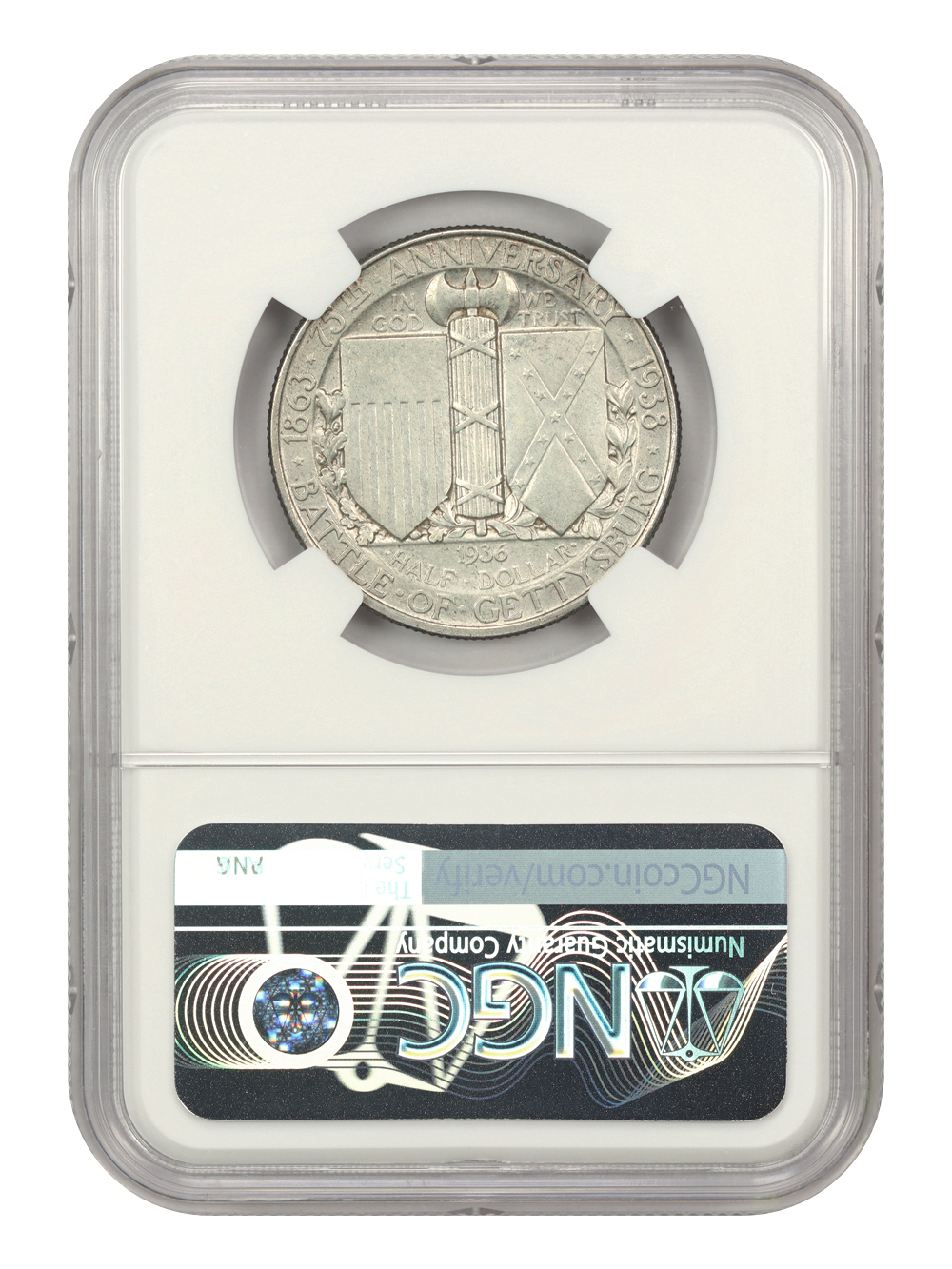 1936 50c Gettysburg XF45 CAC thumbnail 16