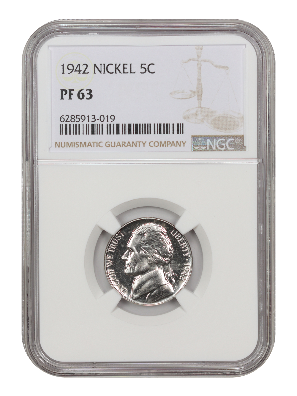 1942 5c Type 1 PR61 thumbnail 7
