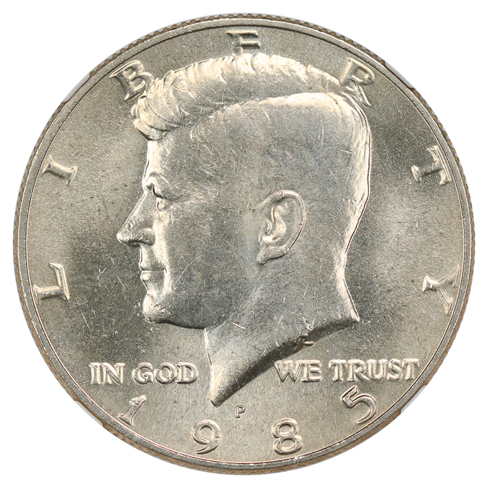 image for: 1985-P 50c NGC MS66