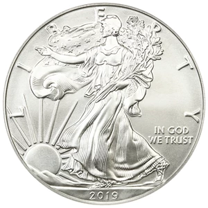 image for: 2019-W Silver Eagle $1 PCGS SP70 (Burnished First Strike)