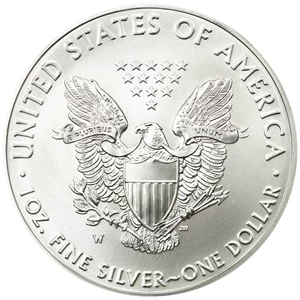 image for: 2019-W Silver Eagle $1 PCGS SP70 (Burnished First Strike)