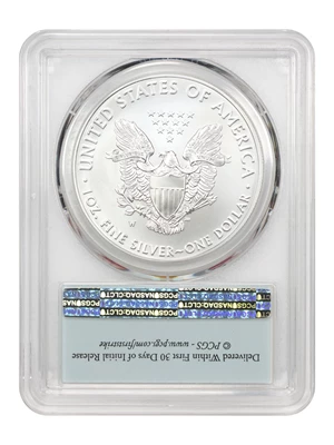 image for: 2019-W Silver Eagle $1 PCGS SP70 (Burnished First Strike)