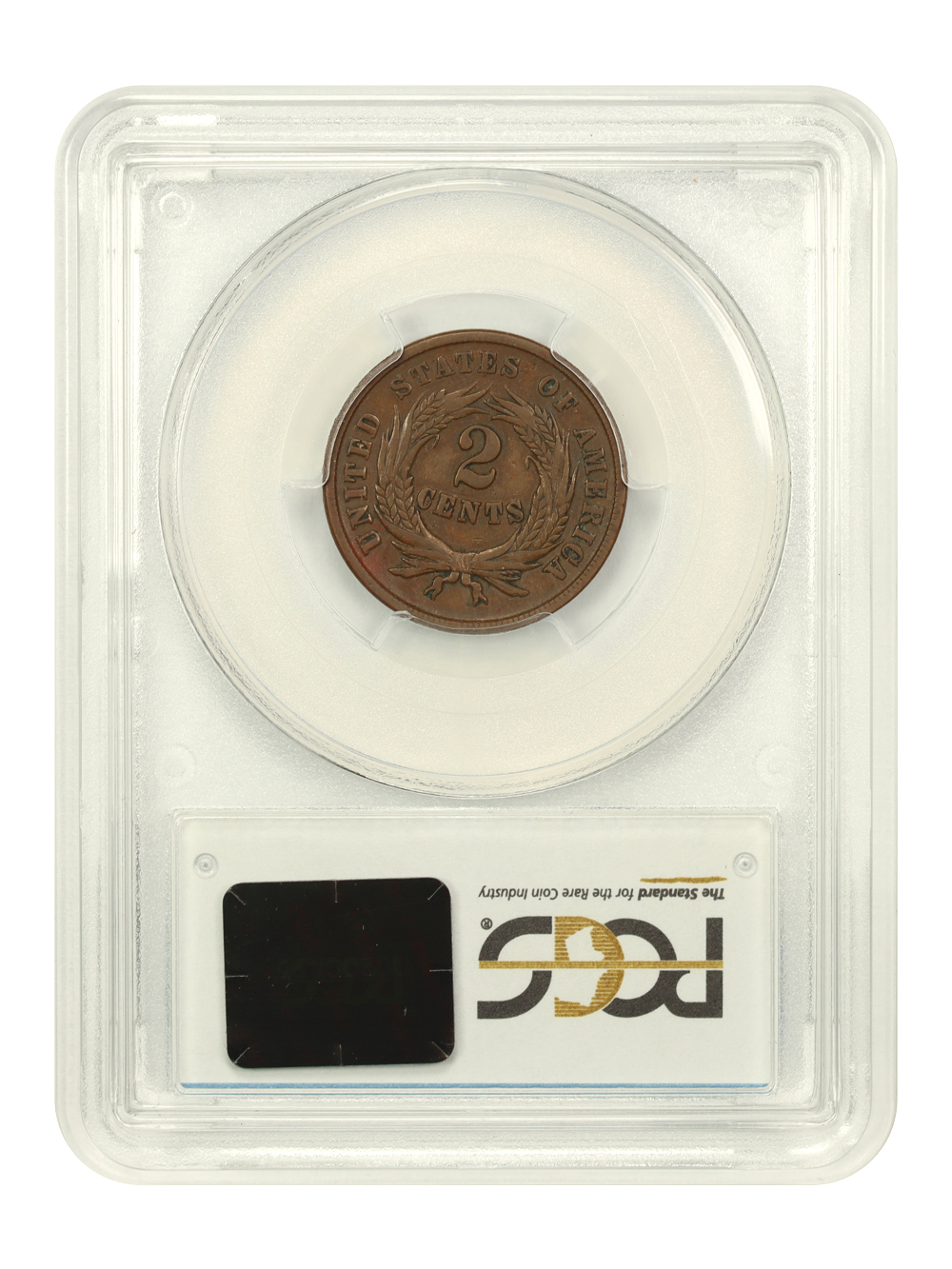 1864 2c Large Motto MS BN VF20 BN CAC thumbnail 4