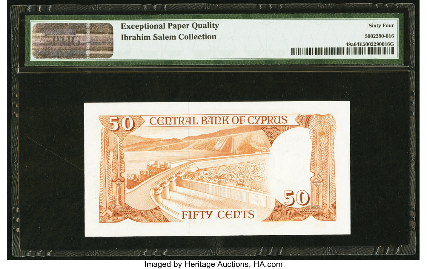 image for: Cyprus  50 cents (B309bs)