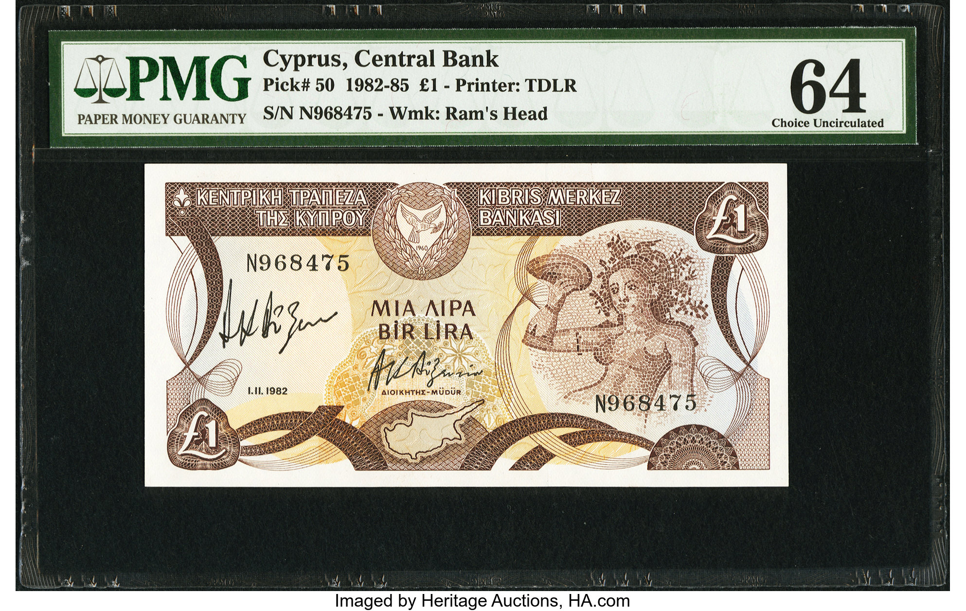 image for: Cyprus  1 pound (B310as2)