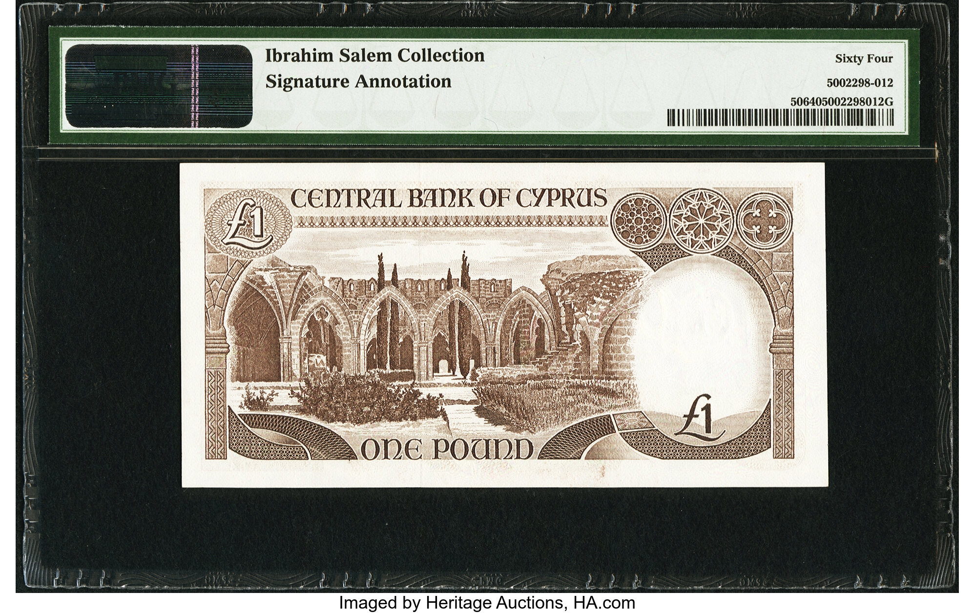 image for: Cyprus  1 pound (B310dp)
