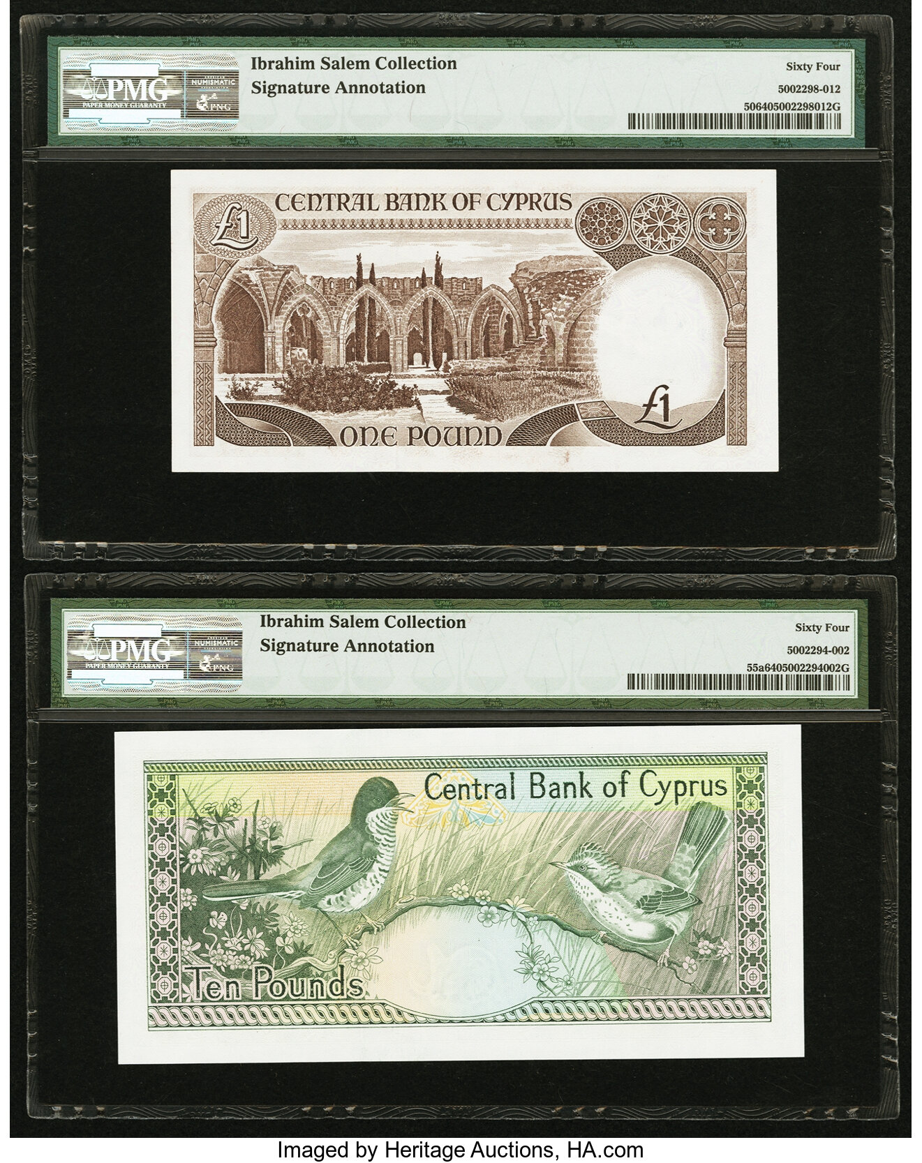 image for: Cyprus  10 pounds (B315c)