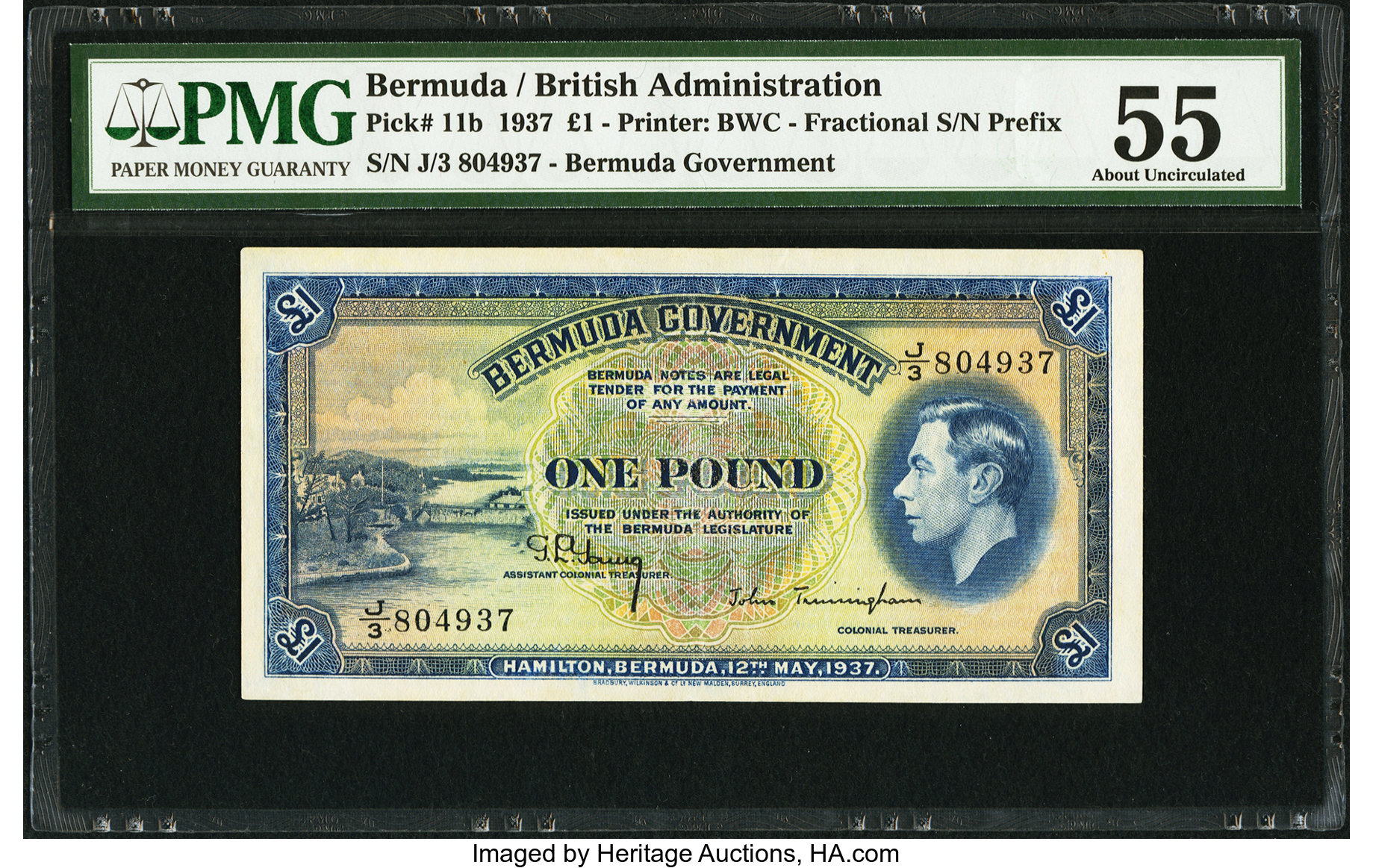 image for: Bermuda  1 pound(B111b)