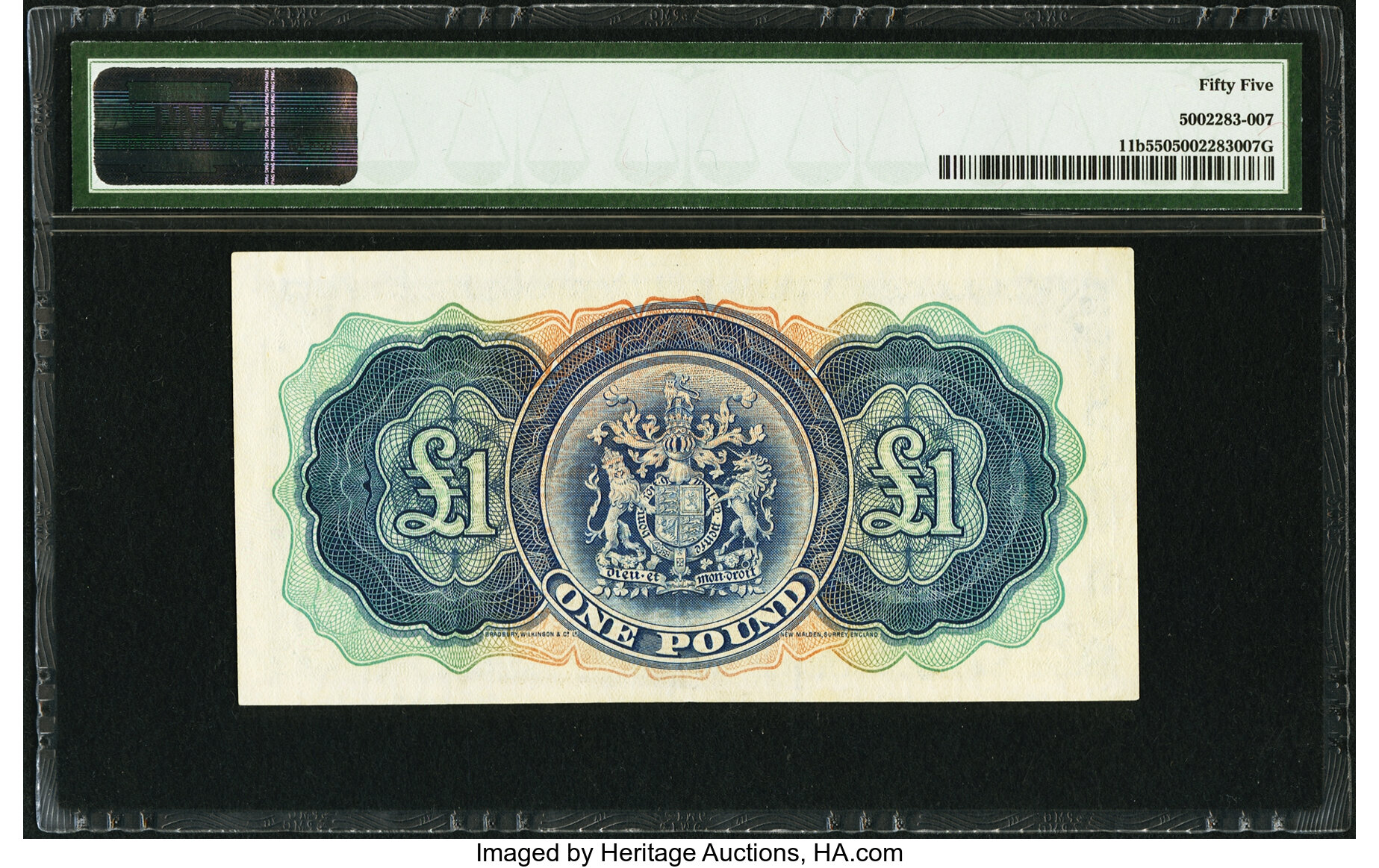 image for: Bermuda  1 pound(B111b)