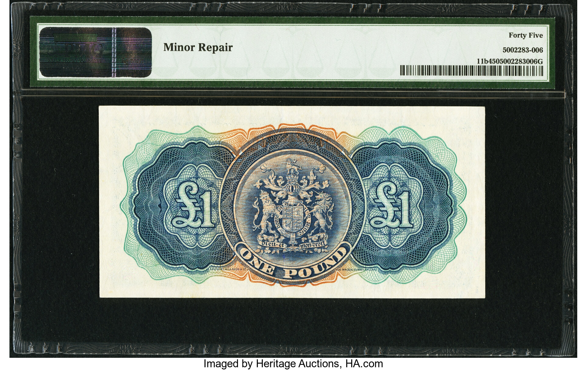 image for: Bermuda  1 pound(B111b)