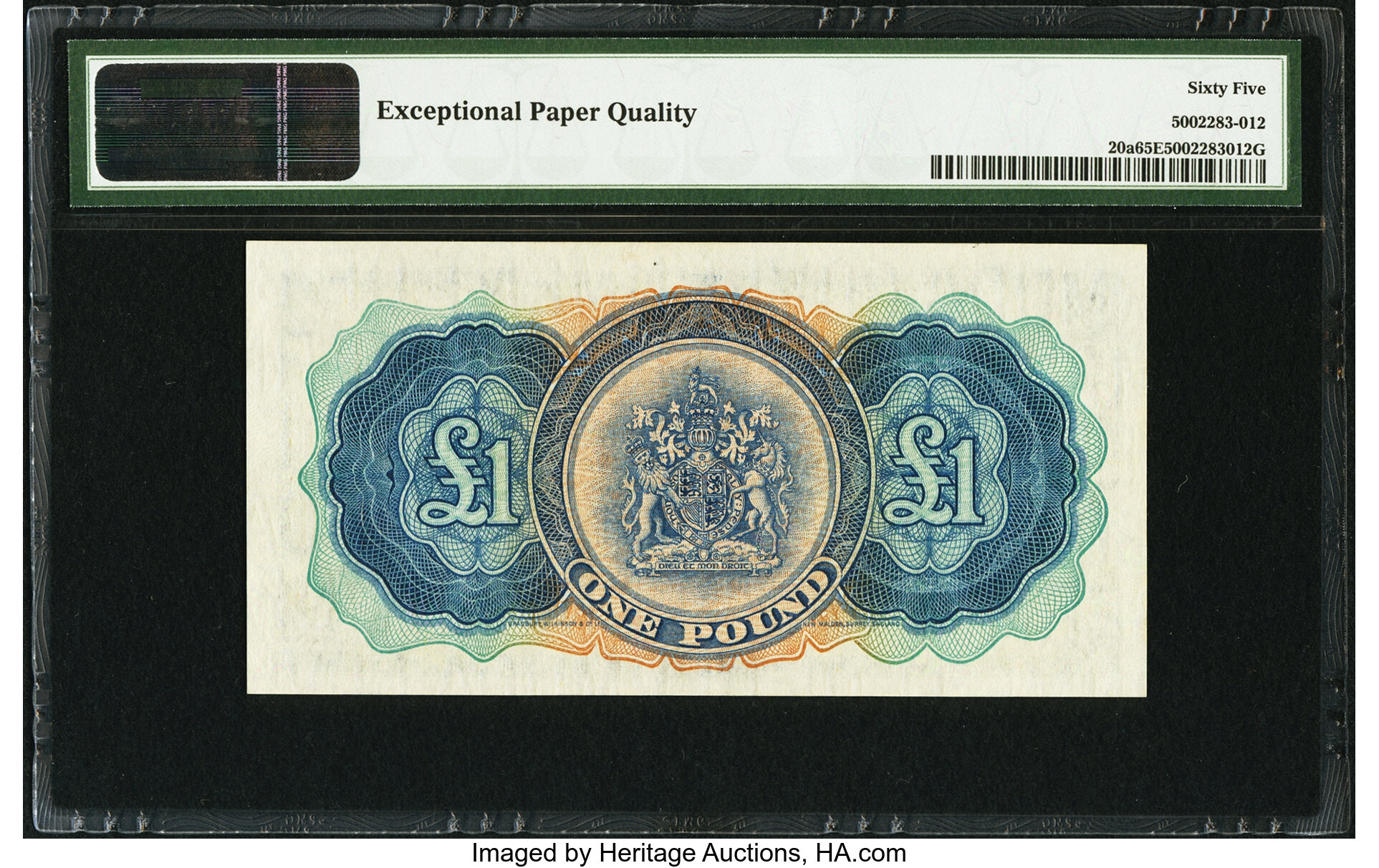 image for: Bermuda  1 pound (B121as1)