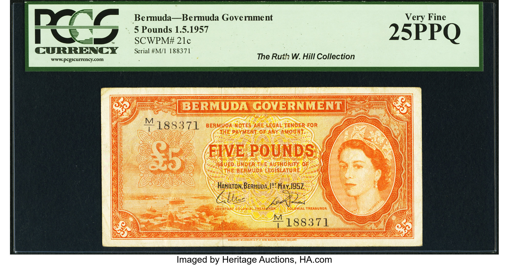 image for: Bermuda  5 pounds (B122t2)
