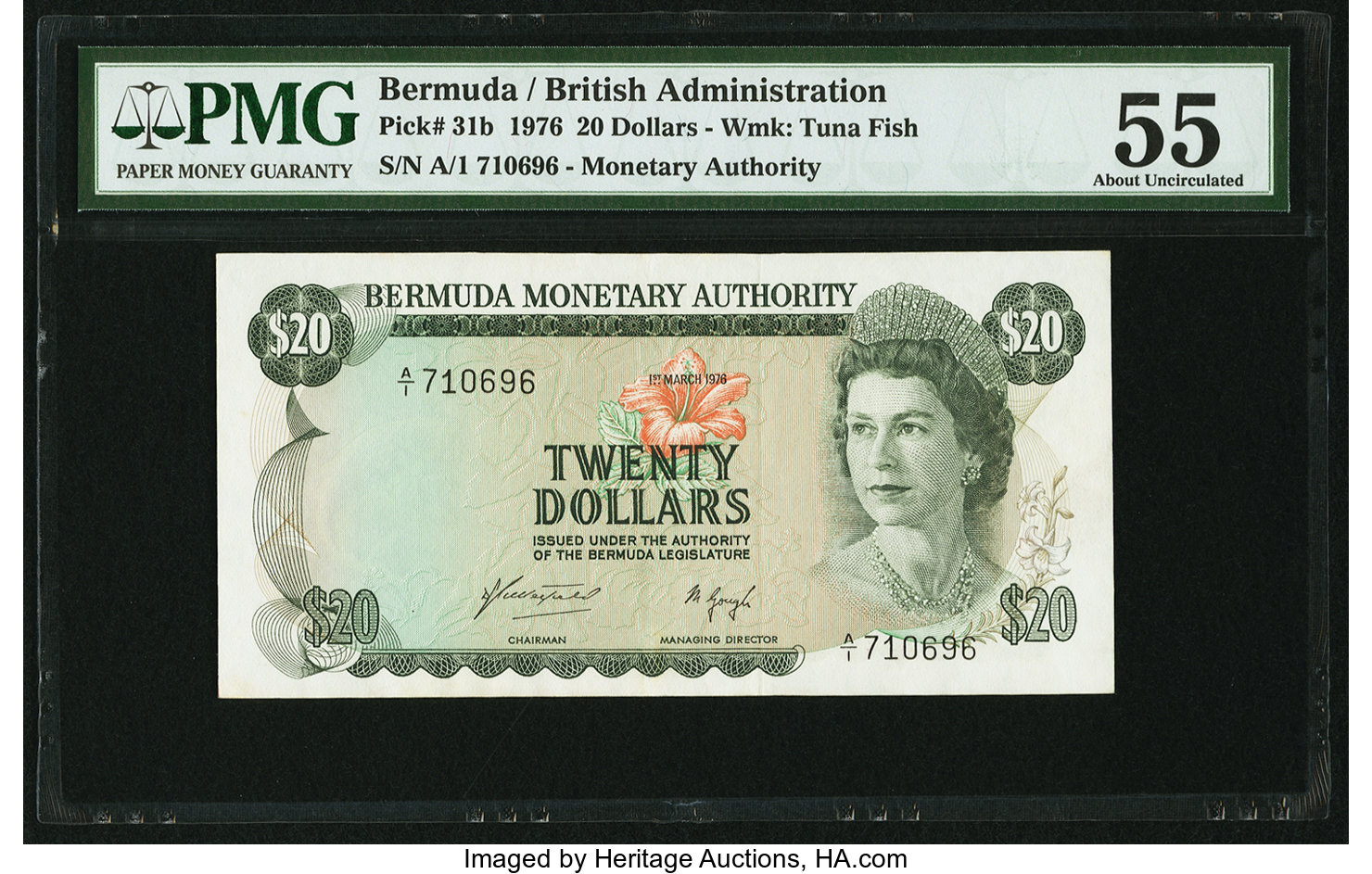 image for: Bermuda  20 dollars (B204bs1)
