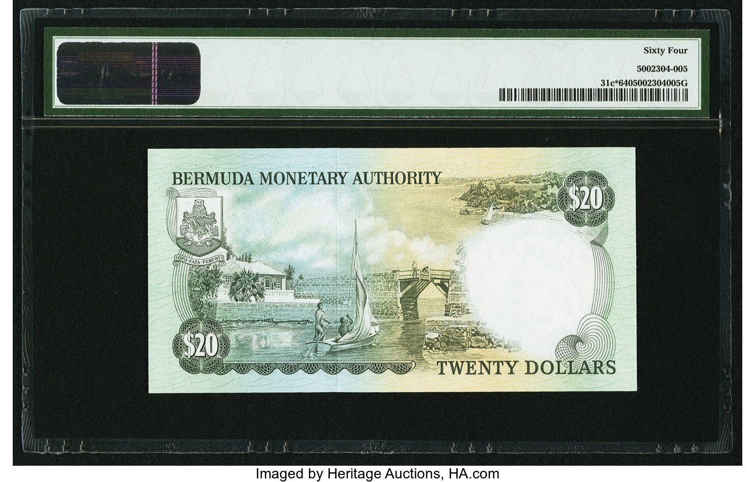 image for: Bermuda  20 dollars (B204a)