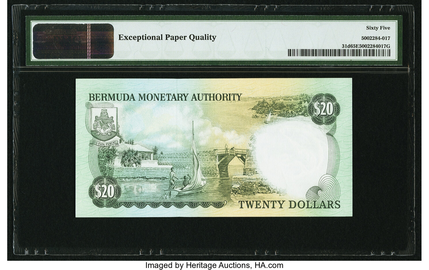 image for: Bermuda  20 dollars (B204a)