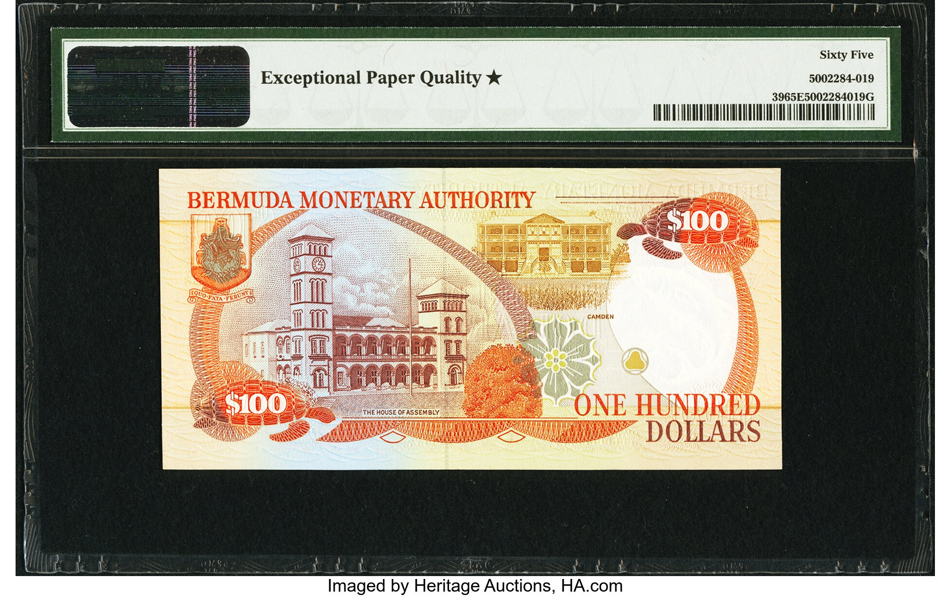 image for: Bermuda  100 dollars (B213as)
