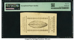 image for: New Jersey March 25, 1776 18d PMG About Uncirculated 55 EPQ....